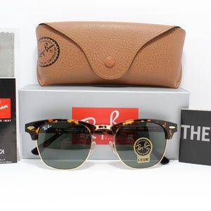 RAY-BAN RB 3016 W0366 TORTOISE CLUBMASTERS